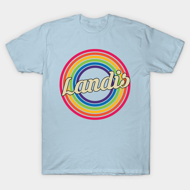 Landis - Retro Rainbow Style - Landis - T-Shirt