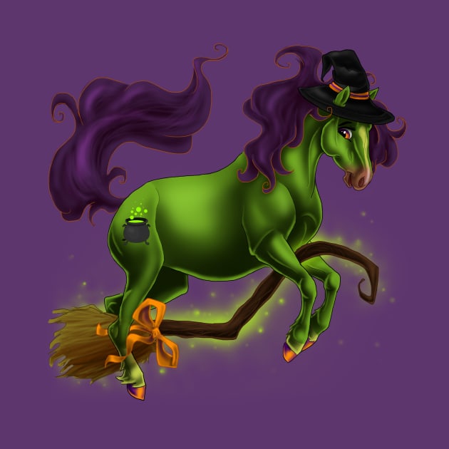 Halloween Witch Pony by Unicornarama