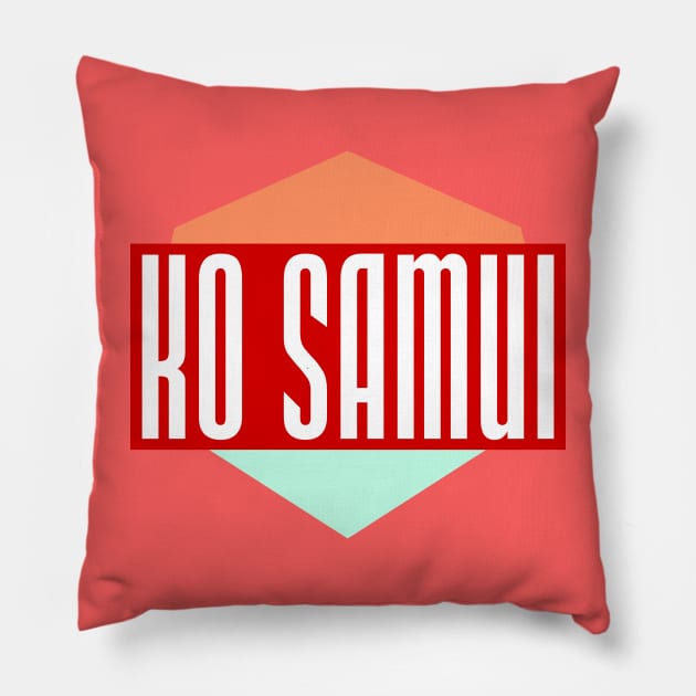 Ko Samui Pillow by colorsplash