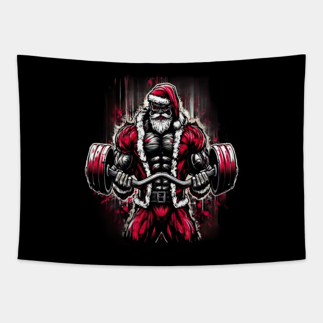 I'm Going To The Gym Merry Christmas Gift, Motivation, Xmas, Workout Gift Tapestry by Customo