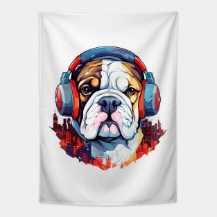 English Bulldog Animal World Pet Dog Loving Fun Tapestry