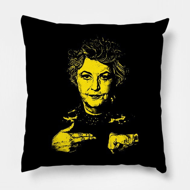 Dorothy Zbornak Run the Jewels Retro Sketch Pillow by Wendyshopart