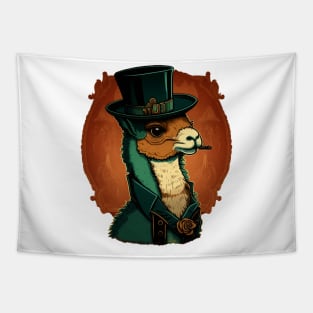 Alpaca With Top Hat Tapestry