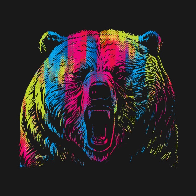 Vibrant Bear by Daletheskater