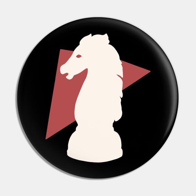 Chess horse Pin by isstgeschichte