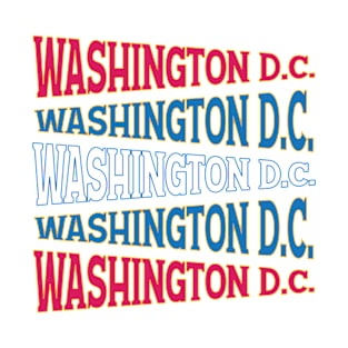 TEXT ART USA WASHINGTON DC T-Shirt