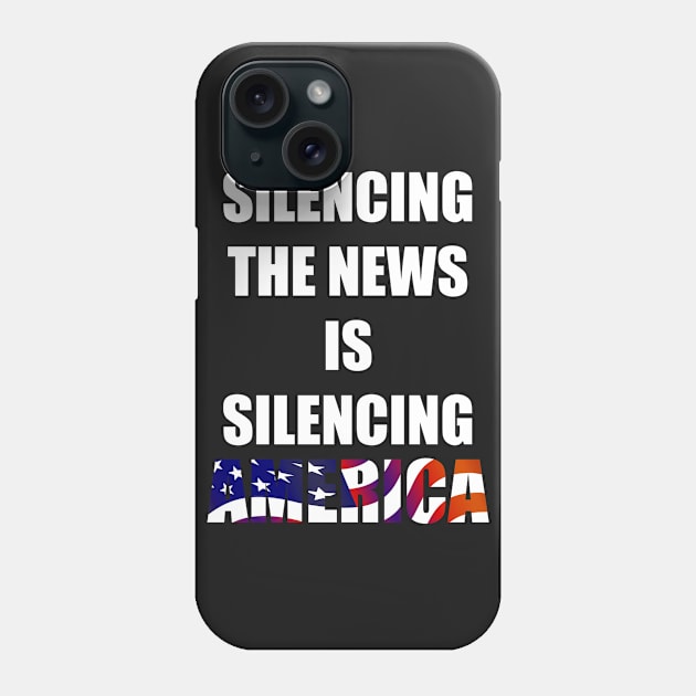 Silencing America Phone Case by Bull22