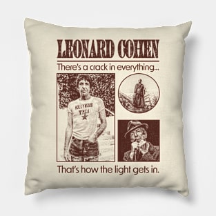 Leonard Cohen Pillow