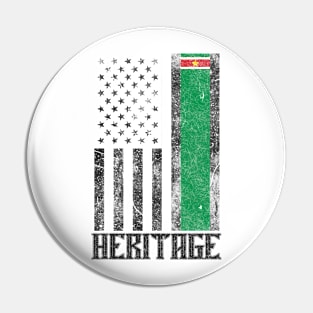 Suriname Hispanic Heritage destressed flag Pin