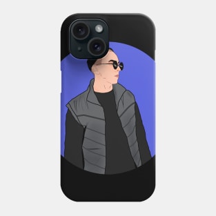 Pop Art man in glasses Phone Case