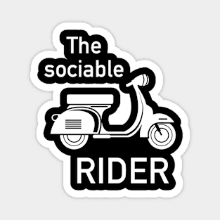 The Sociable Rider Scooter Hobbyist Magnet