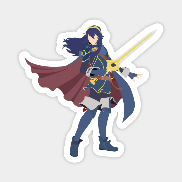 Minimalist Ultimate Lucina Magnet by Blitzitron25