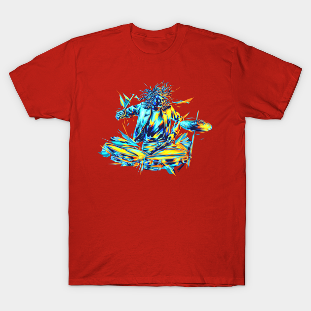 Discover drummer illustration - Drummer Illustration - T-Shirt