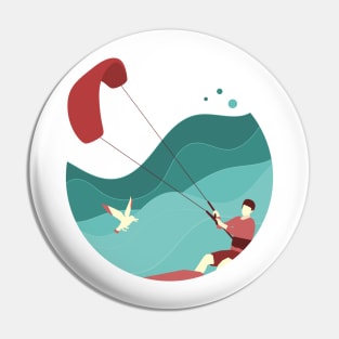 Kitesurfing Pin