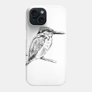 Kingfisher Print Phone Case