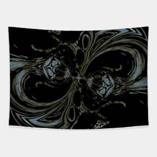 Gray & Black Stone Marble Tapestry