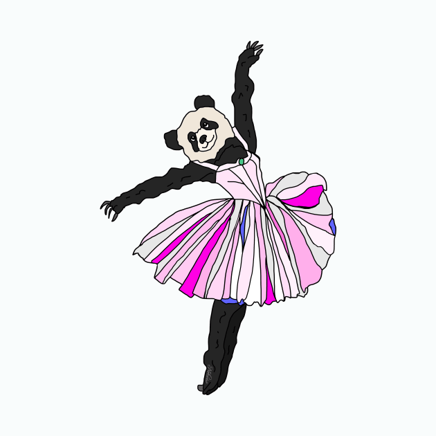 Panda Bear Ballerina Tutu by notsniwart