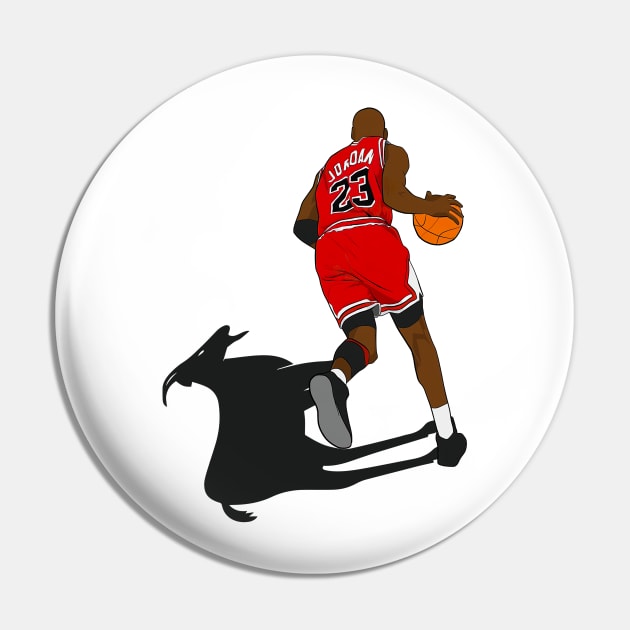 Vintage Michael Jordan GOAT Retro Pin by AllanahCrispen