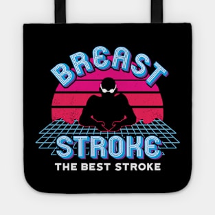 Retro Breaststroke Swim Fan Retro Swim Team Tote