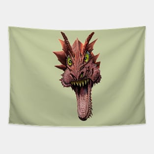 Crazy Dragon Vector Caricature Tapestry