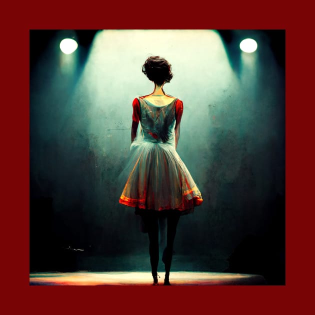 Dancer under the spotlight - all eyes on you. by Liana Campbell