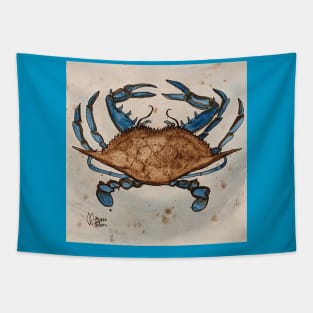 Blue Crab Tapestry