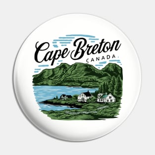 Cape Breton Canada. Retro Pin