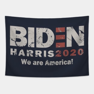 Distressed Biden Harris 20 Tapestry