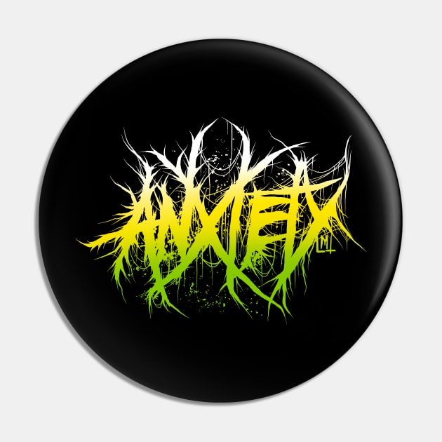 Anxiety Pin by LoudMouthThreads