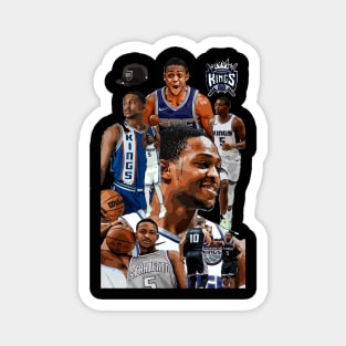 DeAaron Fox Vector Art Magnet