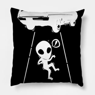 Extraterrestrial Tshirt Ufo Steig A Loser Pillow