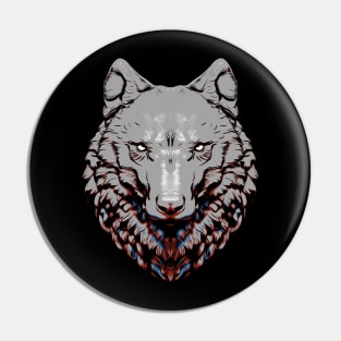 Lone Wolf Rider Pin