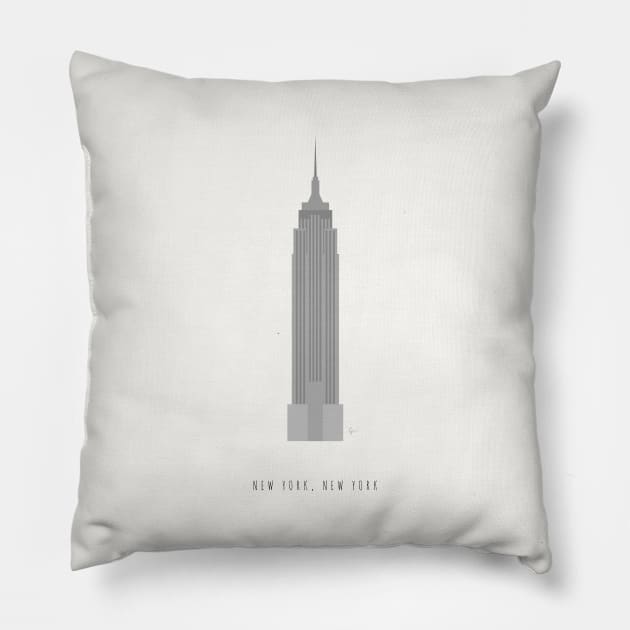 New York City, NYC Tower Pillow by lymancreativeco