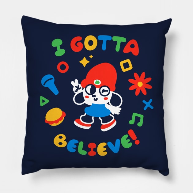 Gotta Believe Pillow by demonigote