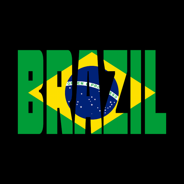 Brazil Flag by Jambo Designs