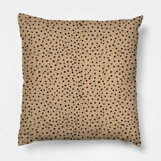 Cheetah Pattern on Mocha Pillow