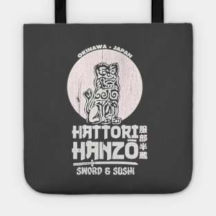 Hattori Hanzo Sword & Sushi Retro Vintage T Shirt Tote