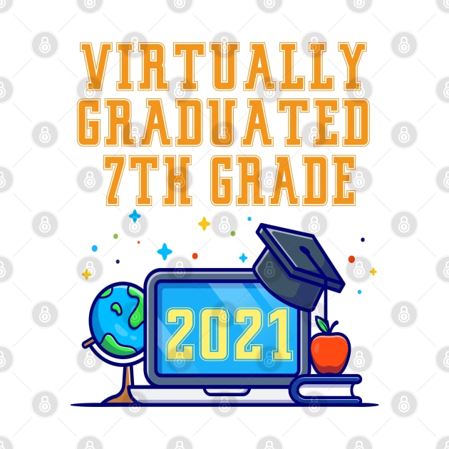 Kids Virtually Graduated 7th Grade in 2021 by artbypond