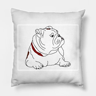 English bulldog Pillow