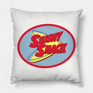 Slushy Shack Oval Logo Pillow