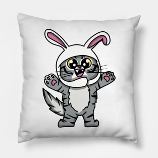 Bunny Kitty Pillow