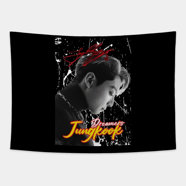 Dreamers Jungkook Tapestry by Like visual Store