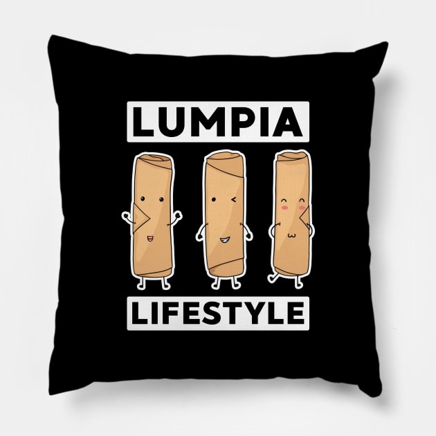 Lumpia Lifestyle Pillow by Ratatosk