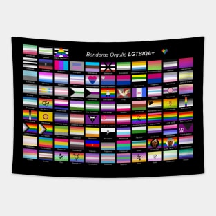 All pride flags in Spanish Tapestry