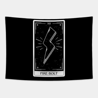 Fire Bolt Dnd 5e spells tarot card dungeons and dragons gift Tapestry