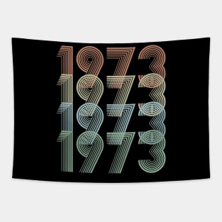 Vintage 1973 46th Birthday Gift idea Men Women Tapestry