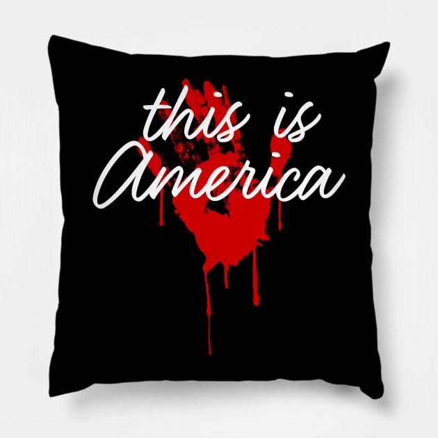 This is America Pillow by ballhard