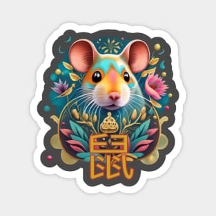 The rat, in Chinese astrology Magnet