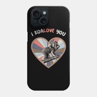 I koalove you - a retro vintage design Phone Case