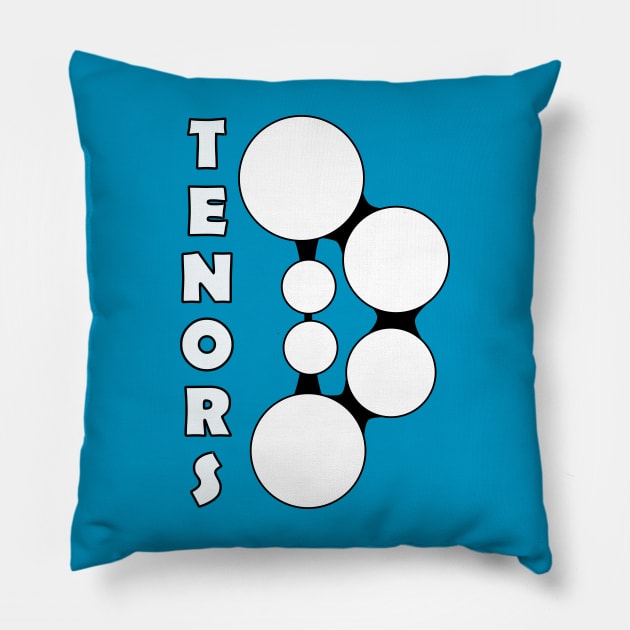 Tenor Drums with Letters Pillow by Jeremy Lee Designs